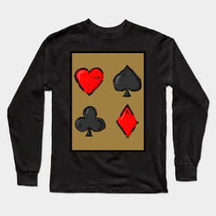 Lucky Playing Card Long Sleeve T-Shirt